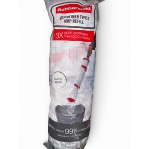 Rubbermaid Microfiber Twist Mop Refill 2088705 New Sealed Fits Mop 2088701